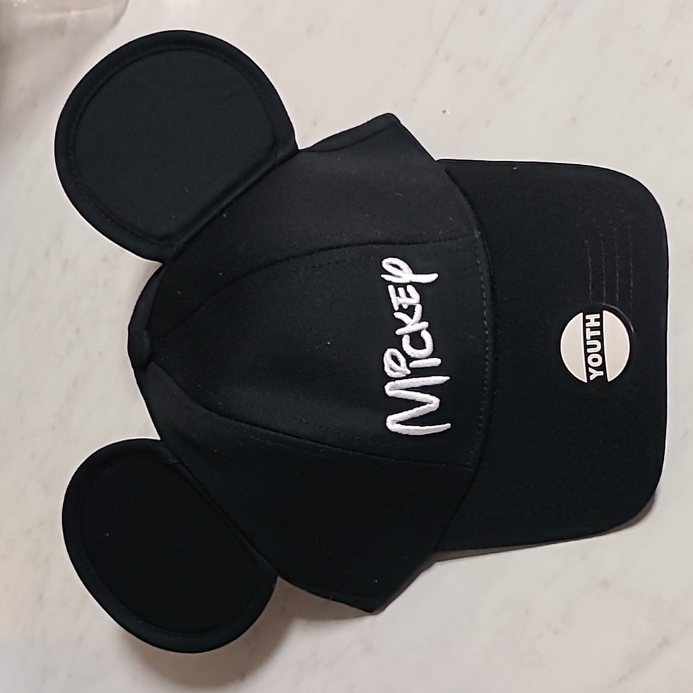 Black Mickey Mouse ear hat